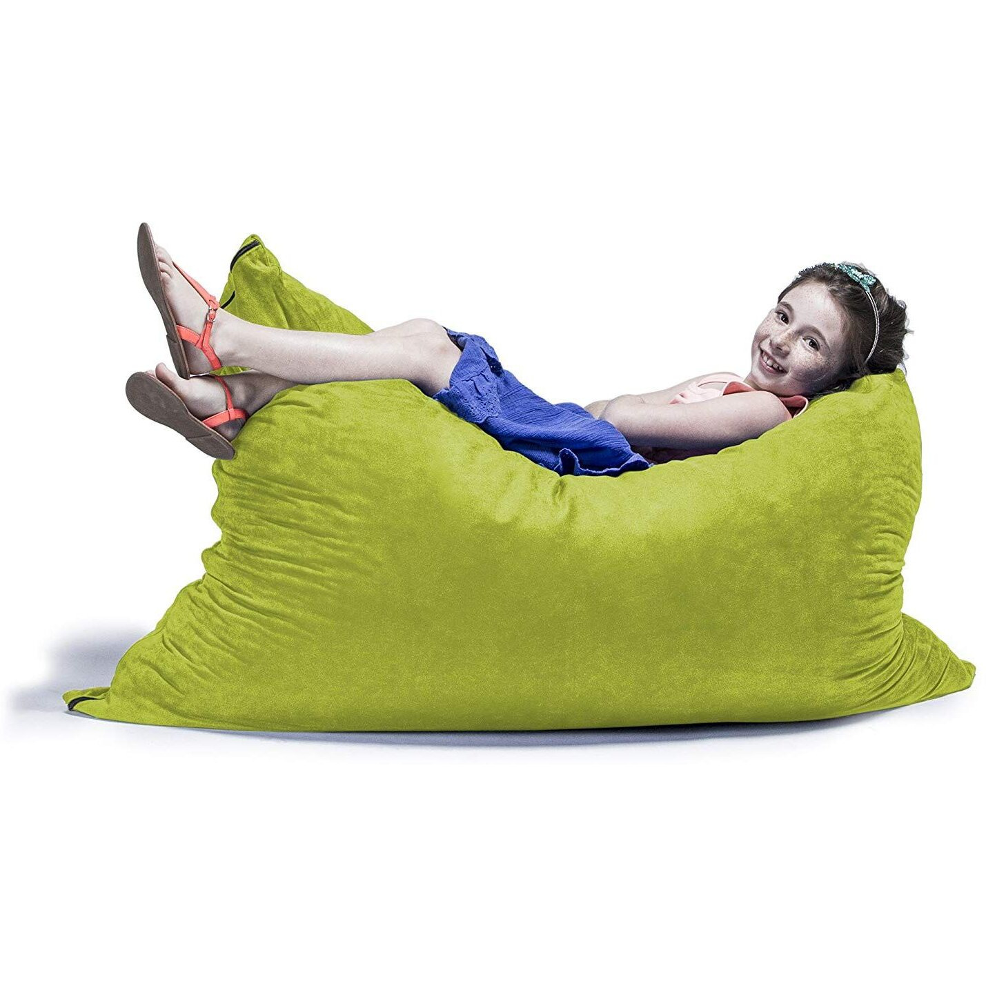 Jaxx 3.5 Ft Pillow Saxx Kids Bean Bag  Lime
