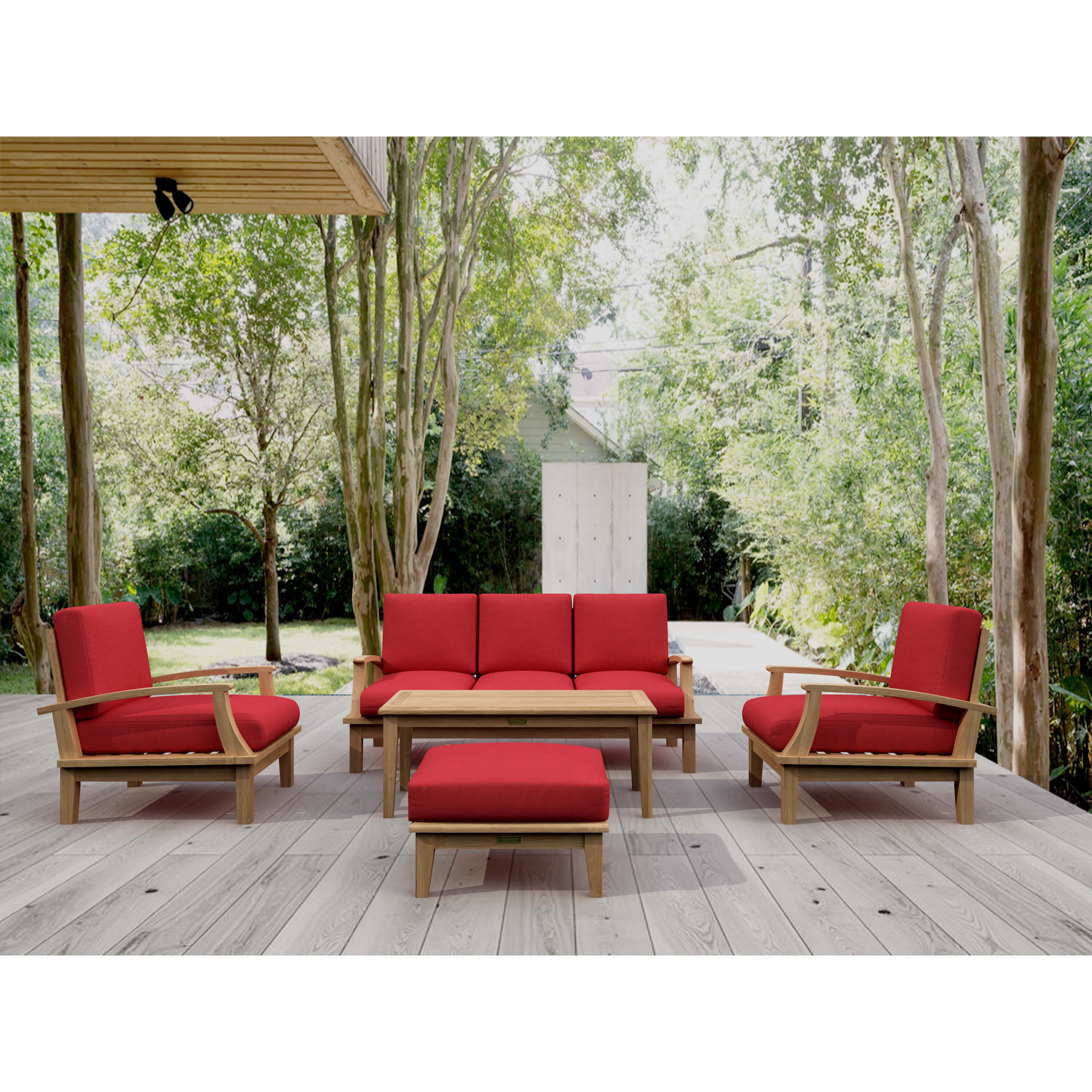 Brianna 5-Pieces Deep Seating Sofa Set