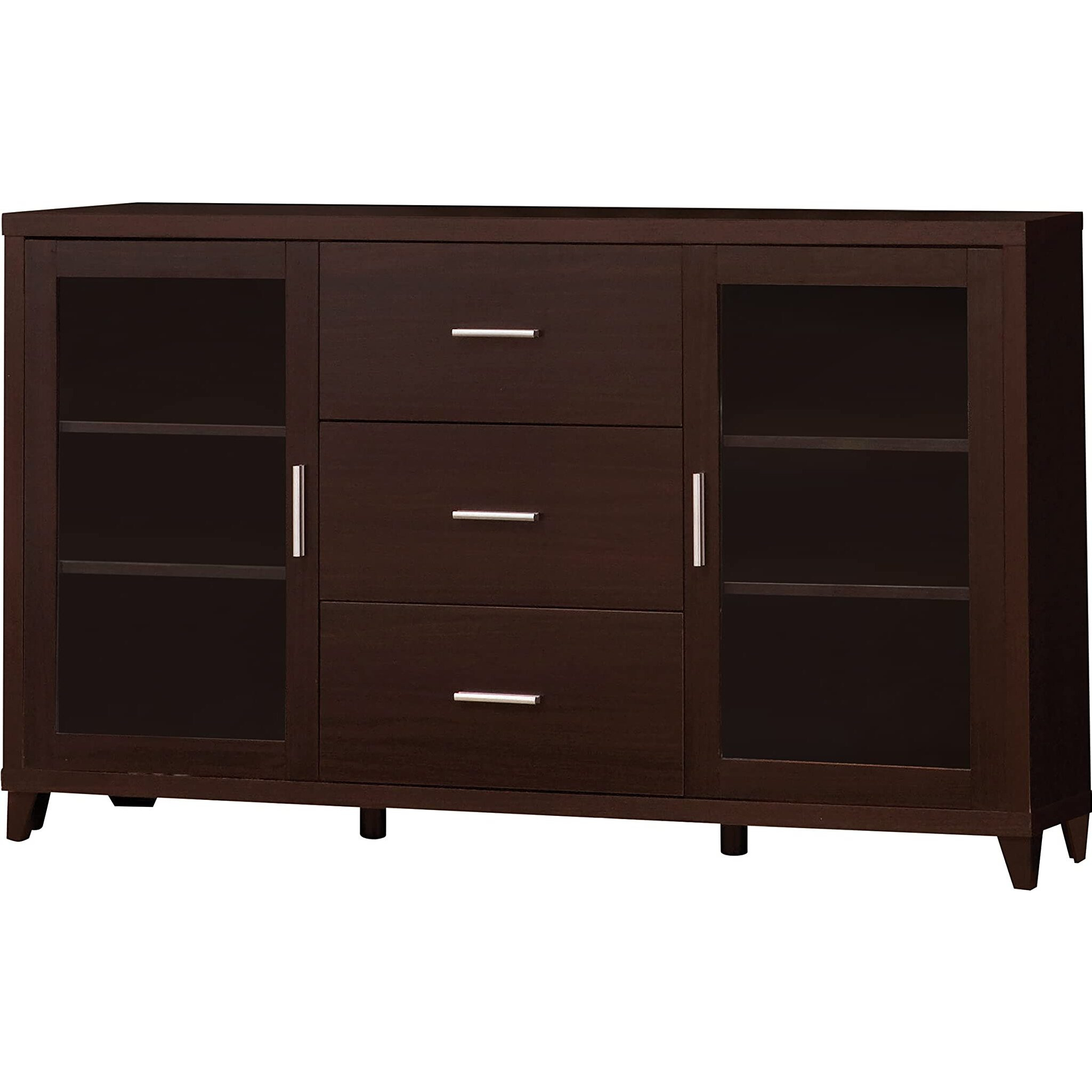 Contemporary Cappuccino Tv Console