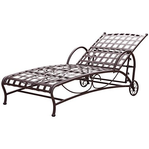 Santa Fe Nailhead Single Multi Position Chaise Lounge