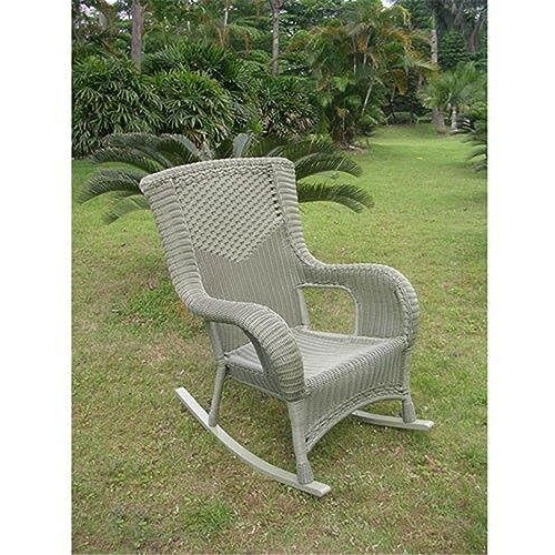 San Tropez Resin Wicker Aluminum Rocker