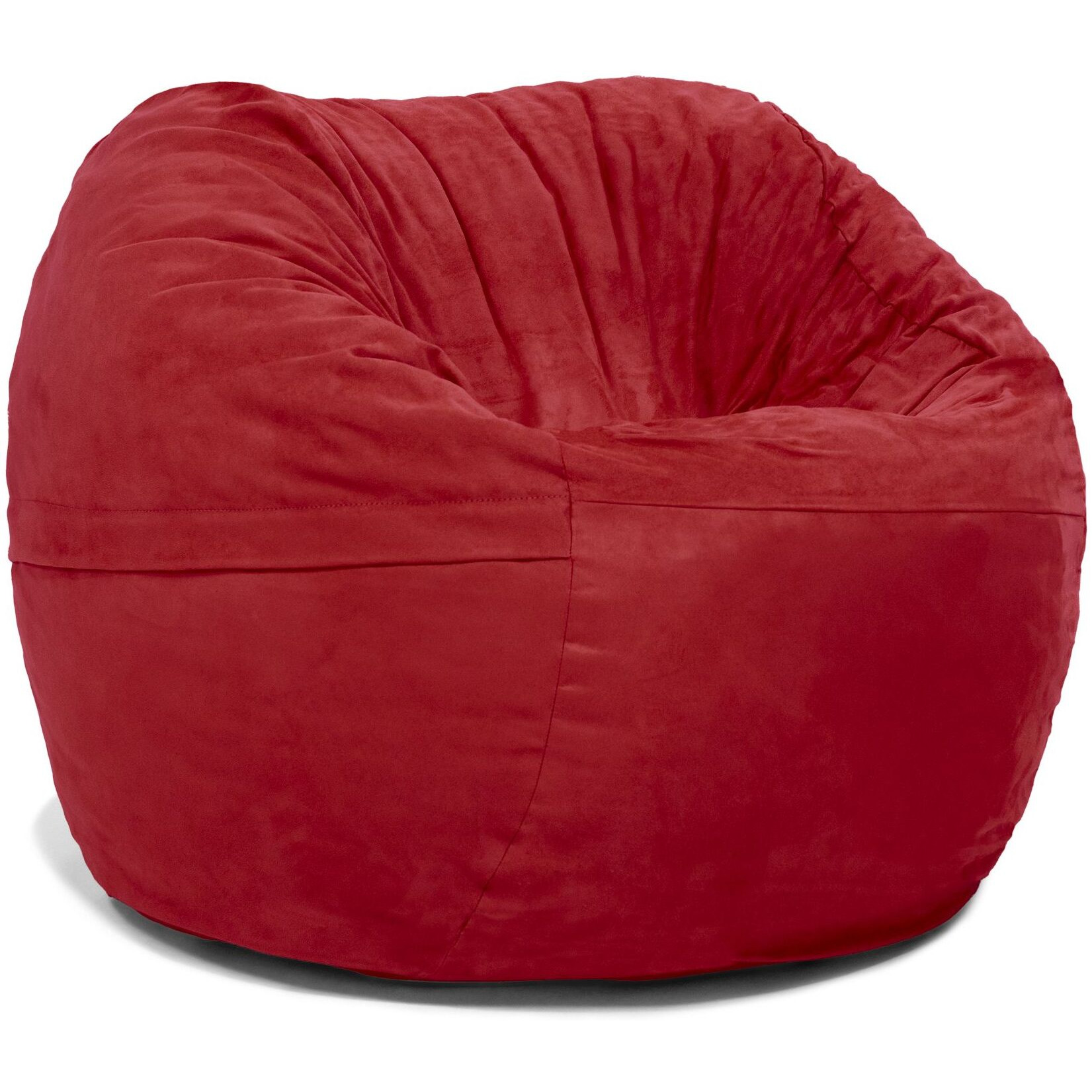 Jaxx Saxx 3 Foot Round Bean Bag W/ Removable Cover  Cinnabar