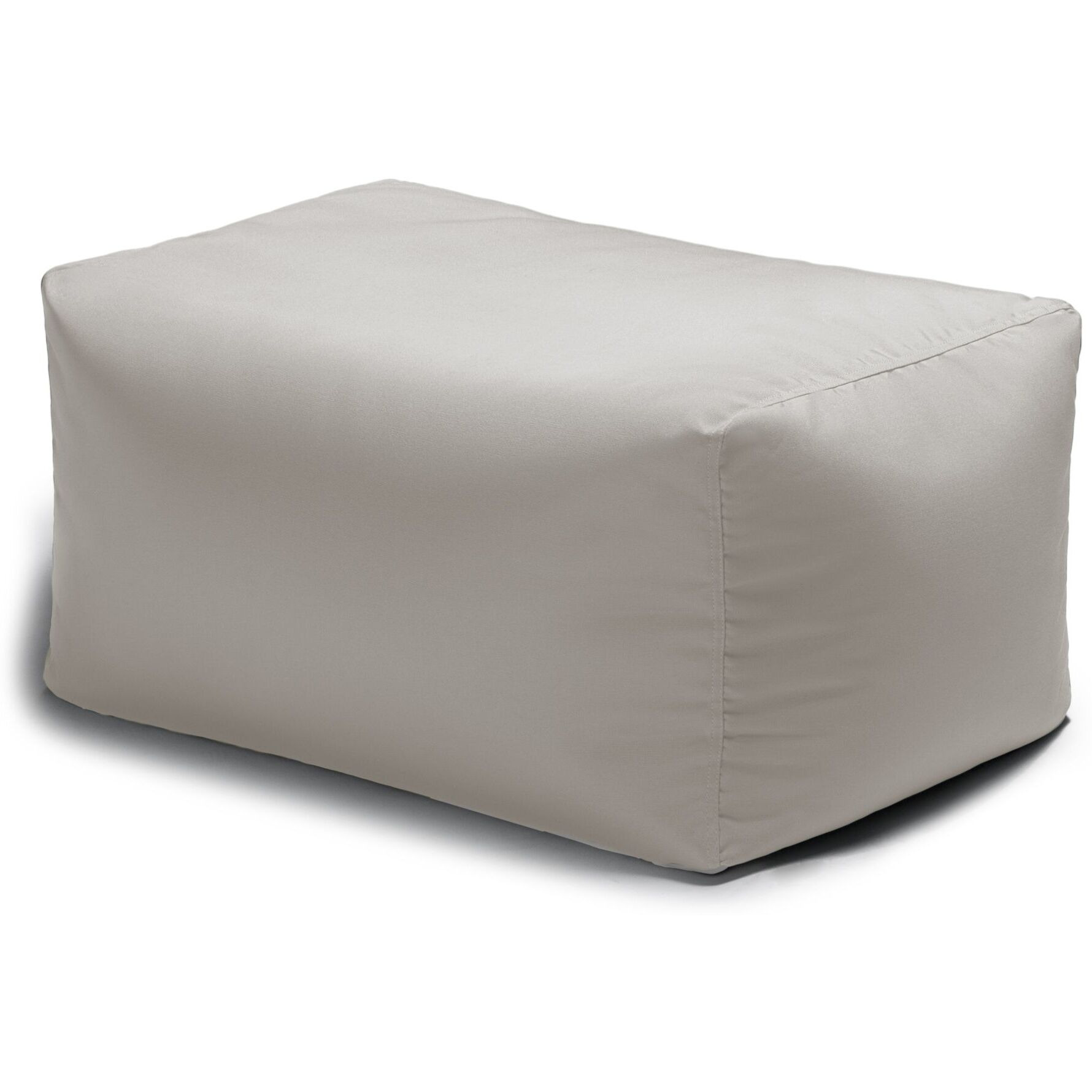 Jaxx Leon Outdoor Bean Bag Ottoman  Pearl