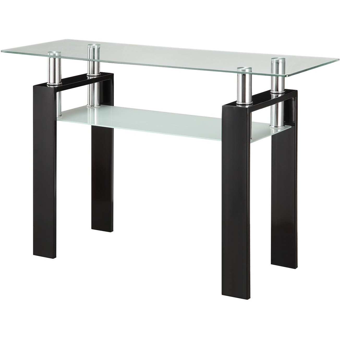 Occasional Contemporary Black Sofa Table
