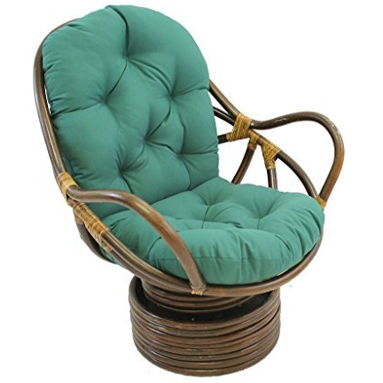 Swivel Rocker With Twill Cushion