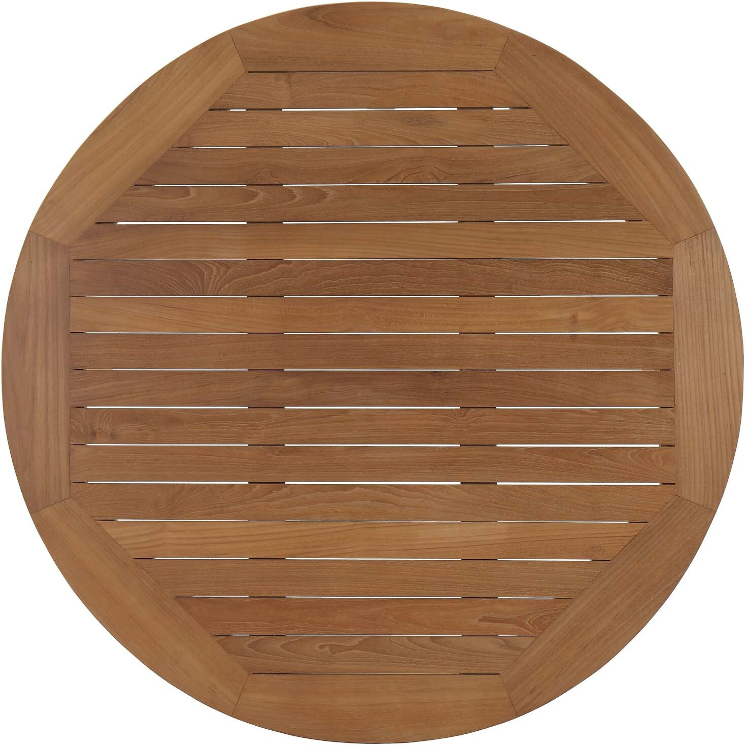 Marina Outdoor Patio Teak Round Coffee Table