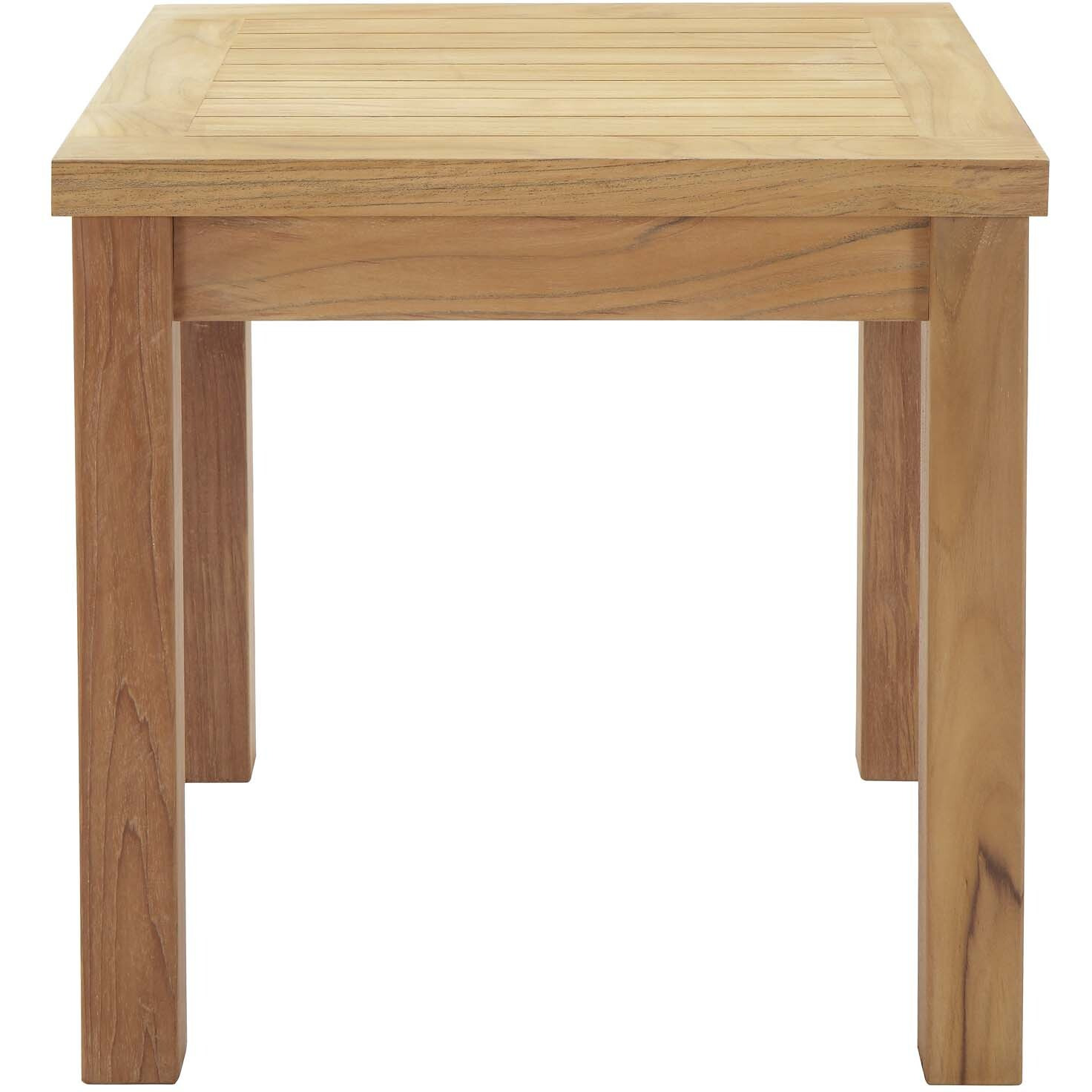 Marina Outdoor Patio Teak Side Table