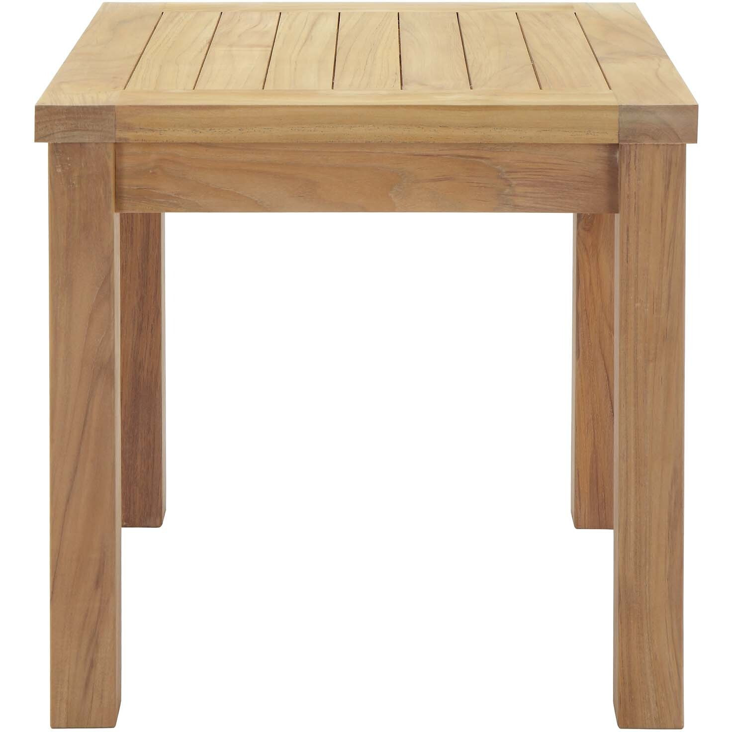 Marina Outdoor Patio Teak Side Table