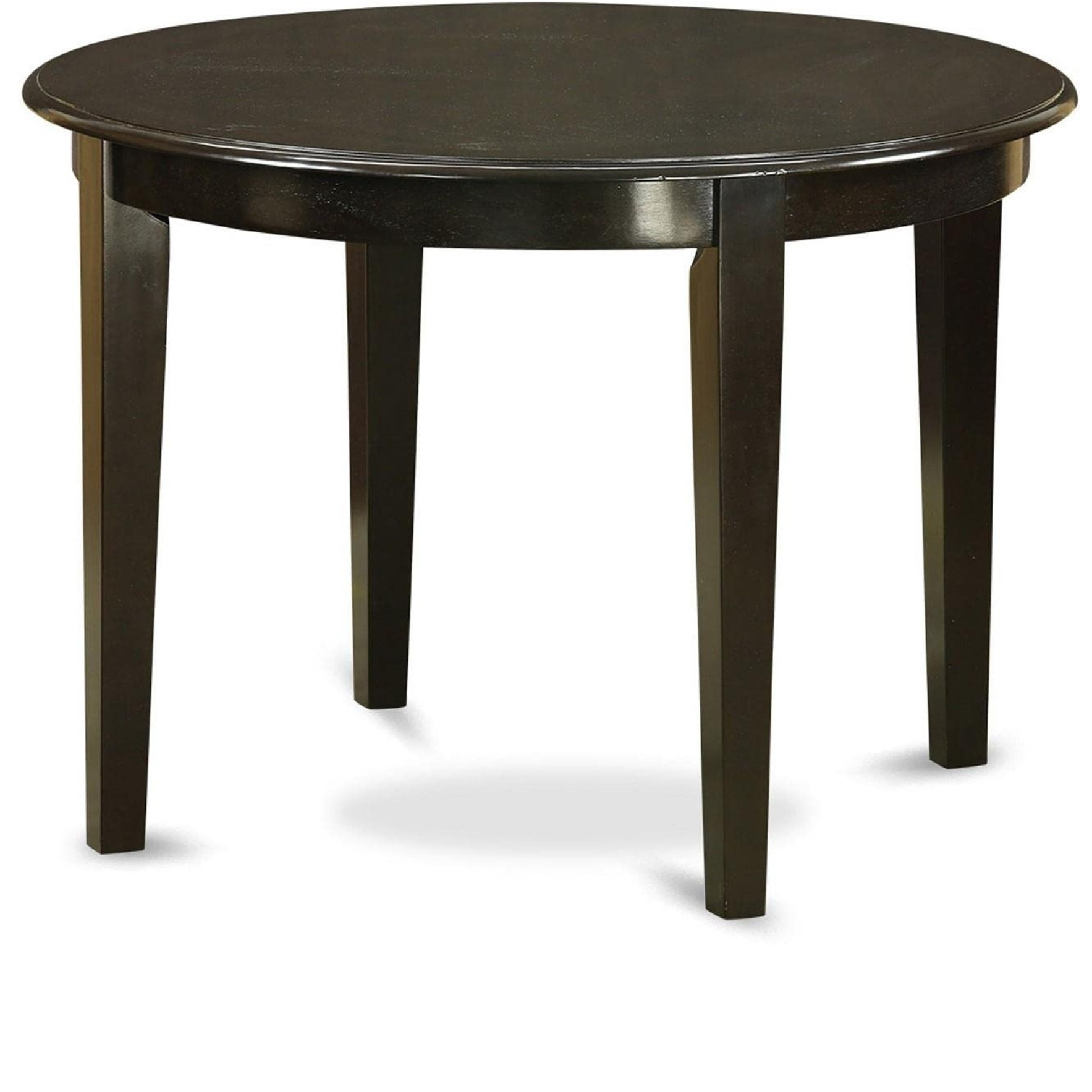 Boca3-Cap-C 3 Pc Kitchen Nook Dining Set-Round Table And 2 Dining Chairs