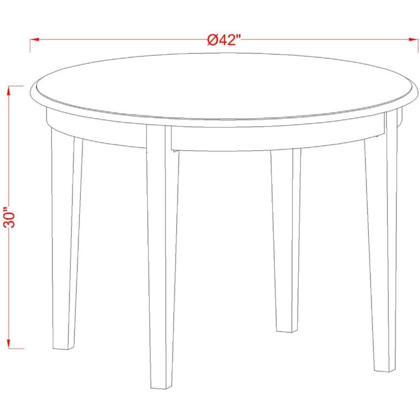 5  Pc  Kitchen  Nook  Dining  Set-Kitchen  Table  And  4  Kitchen  Chairs.