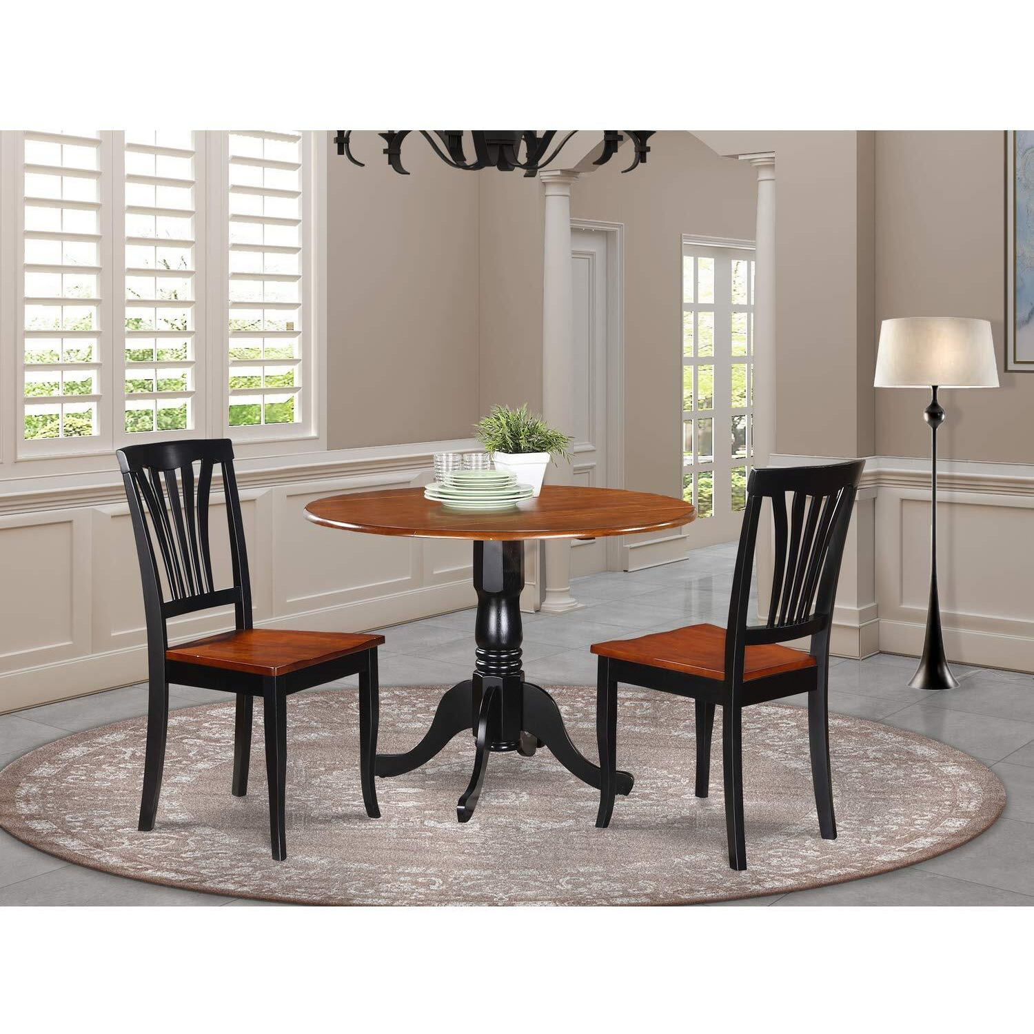 3  Pc  Kitchen  Nook  Dining  Set-Kitchen  Table  And  2  Kitchen  Chairs