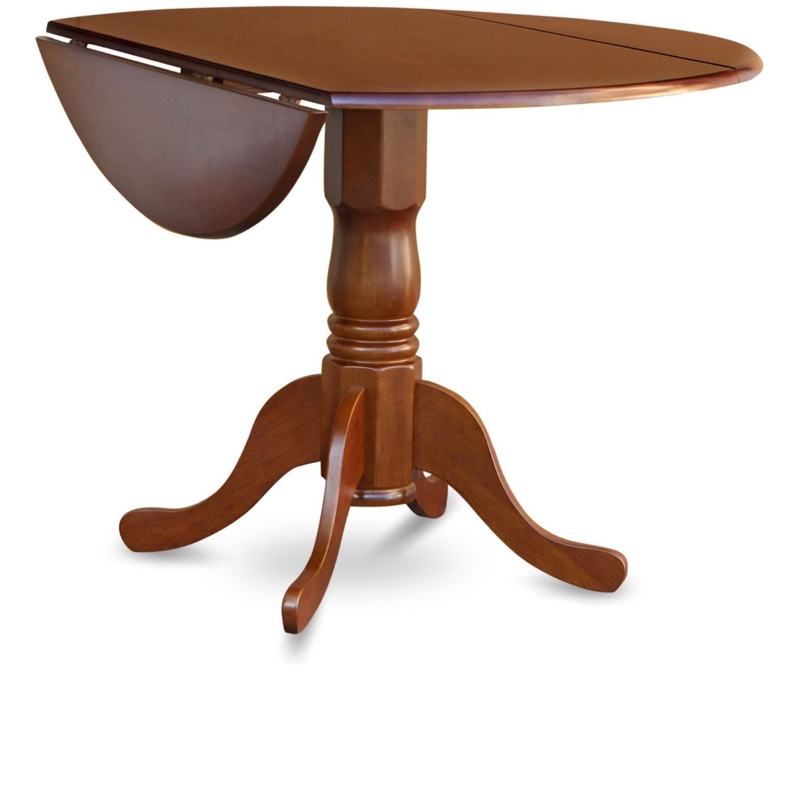 Dlpo5-Sbr-W 5 Pc Kitchen Table Set-Breakfast Nook And 4 Wooden Chairs