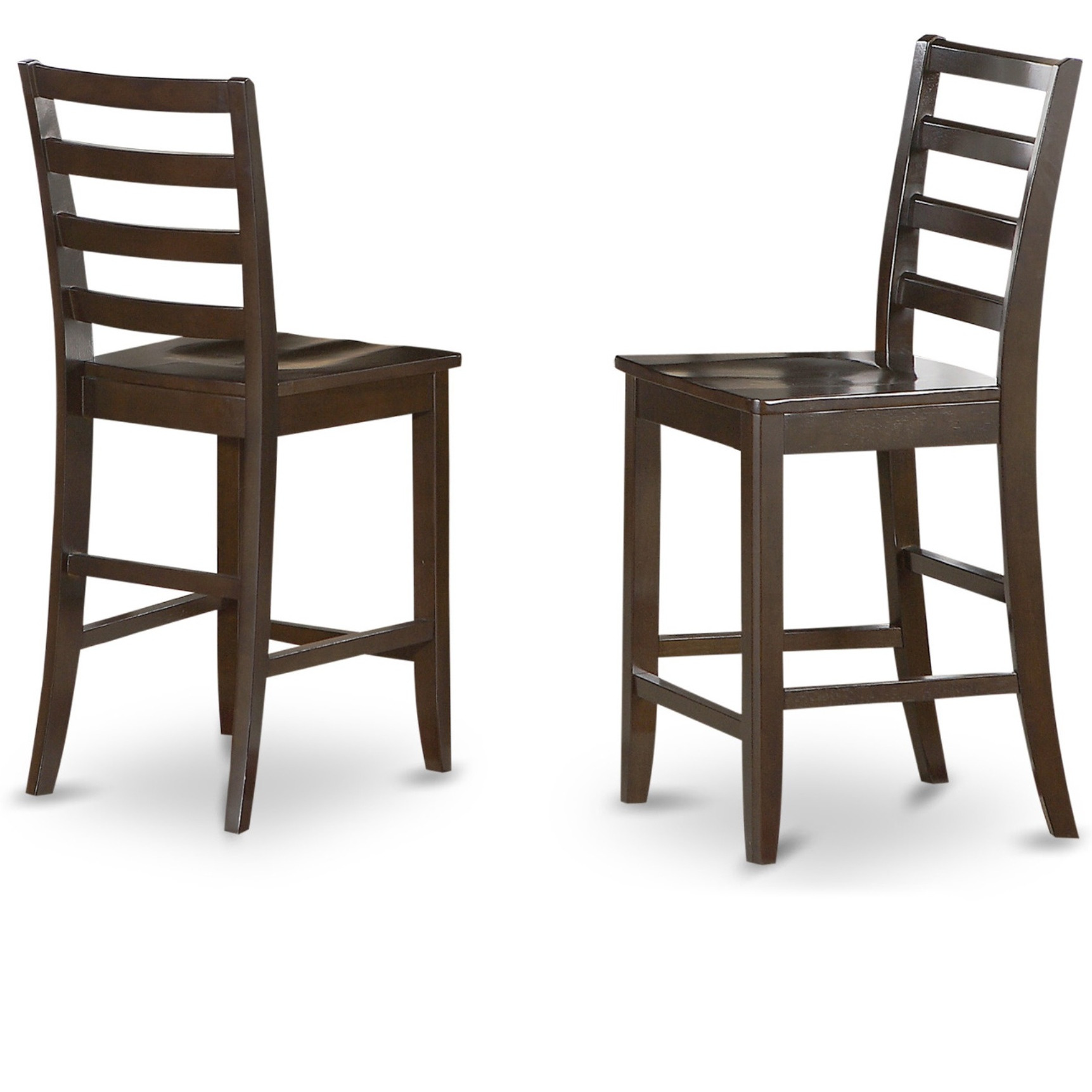 Fair7-Cap-W 7 Pc Counter Height Set- Square Table Plus 6 Kitchen Counter Chairs