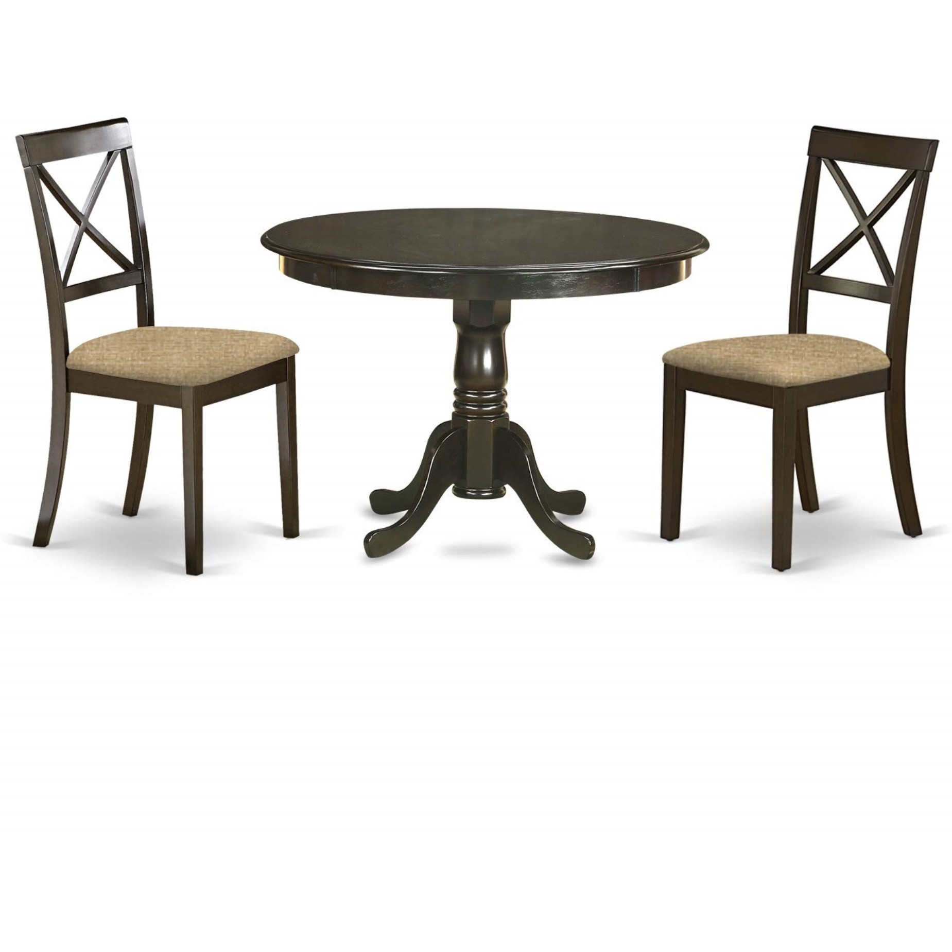 Hlbo3-Cap-C 3 Pc Kitchen Table Set-Table And 2 Kitchen Chairs