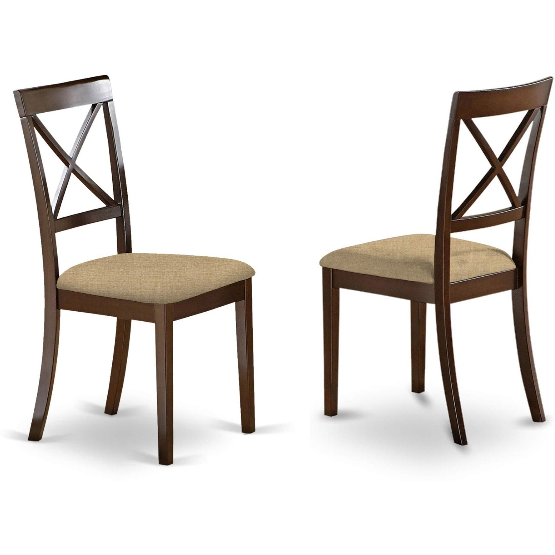 East West Furniture Lybo5-Cap-C Lynfield 5 Piece Room Set Includes A Rectangle Kitchen Table With Butterfly Leaf And 4 Linen Fabric Upholstered Dining Chairs  36X66 Inch