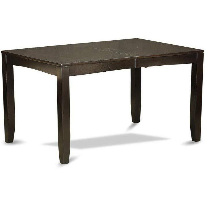 East West Furniture Lypf5-Cap-C Lynfield 5 Piece Kitchen Set For 4 Includes A Rectangle Dining Room Table With Butterfly Leaf And 4 Linen Fabric Upholstered Chairs  36X66 Inch