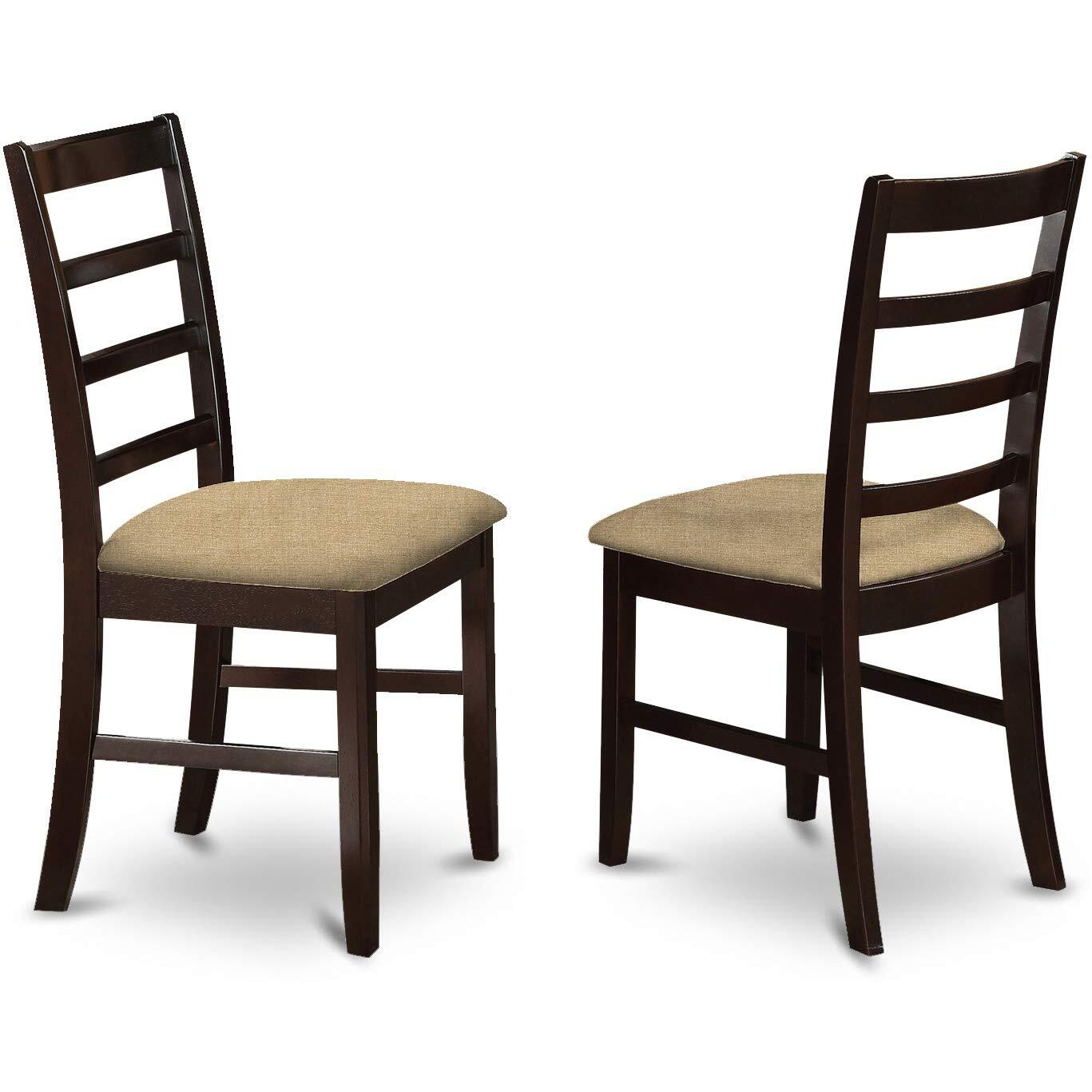 East West Furniture Lypf7-Cap-C Lynfield 7 Piece Kitchen Set Consist Of A Rectangle Table With Butterfly Leaf And 6 Linen Fabric Dining Room Chairs  36X66 Inch