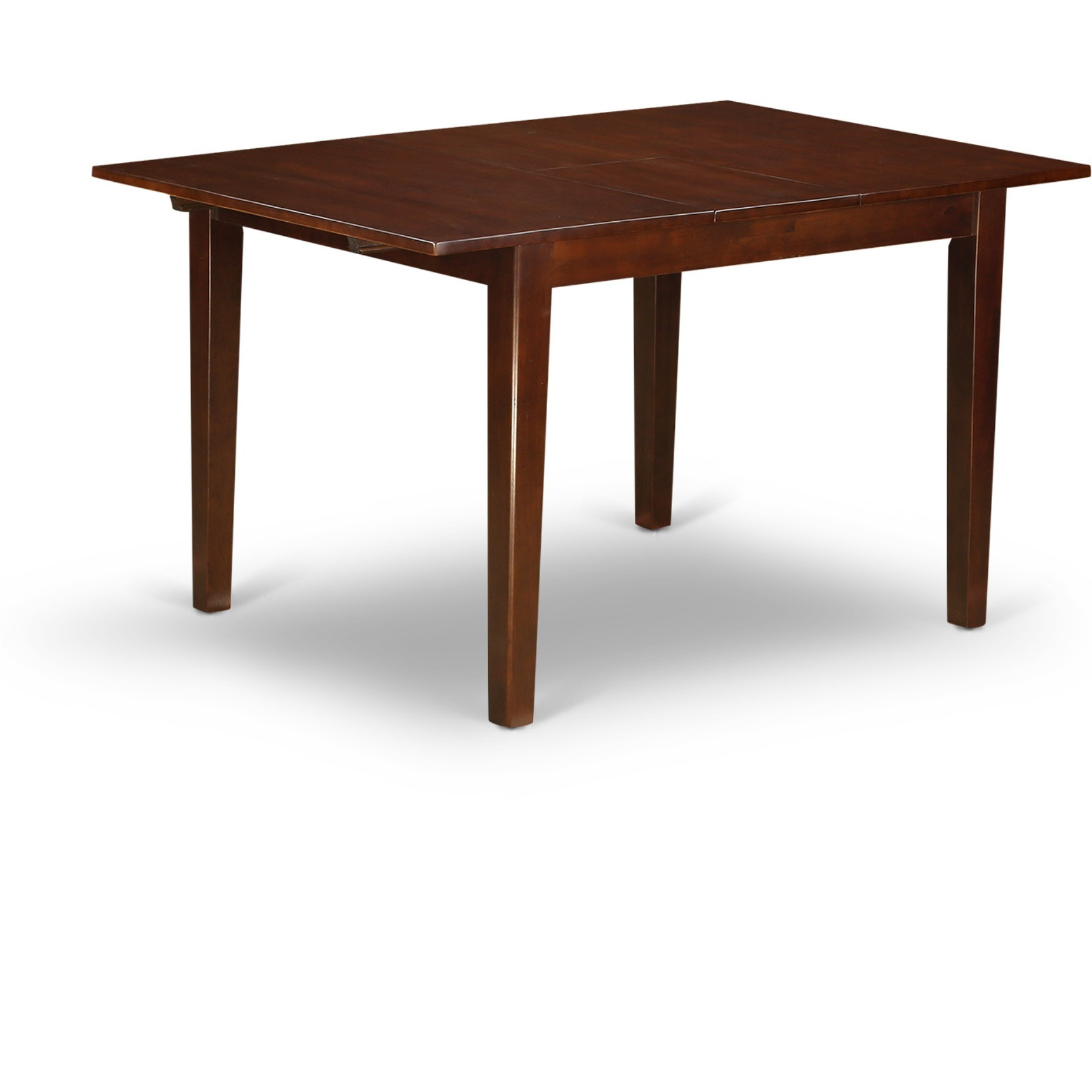 Mila6D-Mah-W 6 Pc Kitchen Nook Dining Set -Table And 4 Chairs For Dining Room And Bench