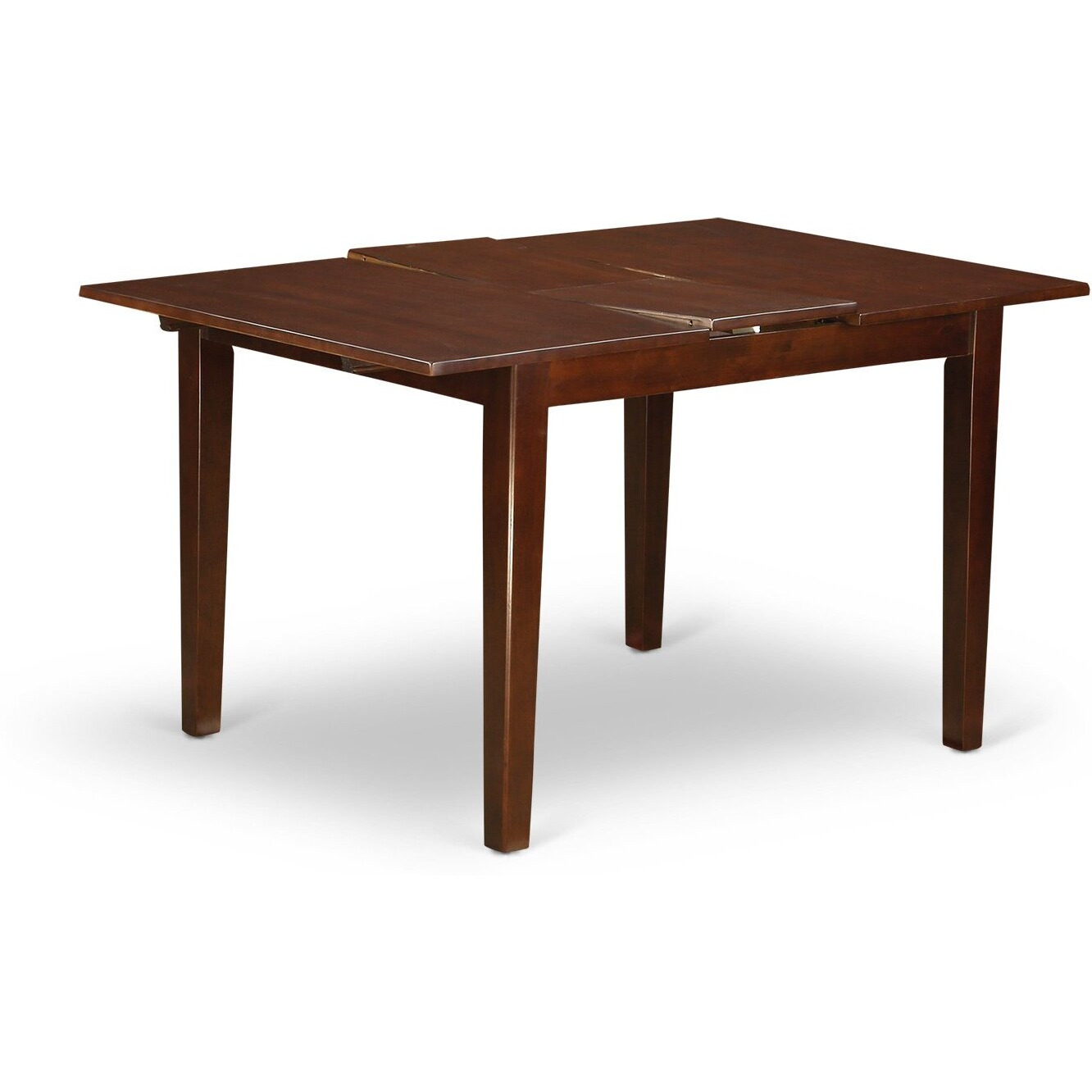 East West Furniture Mila7-Mah-Lc Milan 7 Piece Kitchen Set Consist Of A Rectangle Table With Butterfly Leaf And 6 Faux Leather Dining Room Chairs  36X54 Inch
