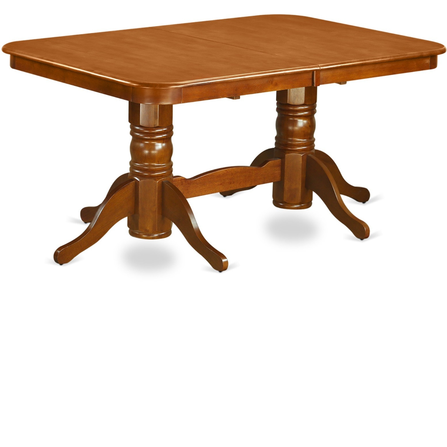 Nana9-Sbr-W 9 Pc Dining Room Set Table With Leaf And 8 Dining Chairs