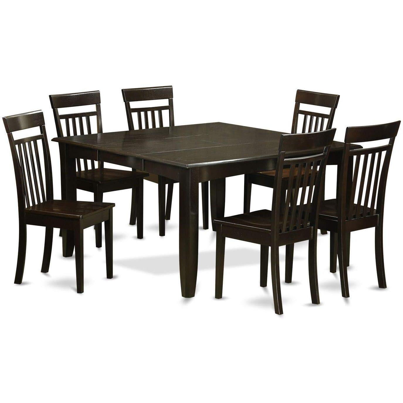 7  Pc  Formal  Dining  Room  Set-Table  And  6  Kitchen  Chairs.