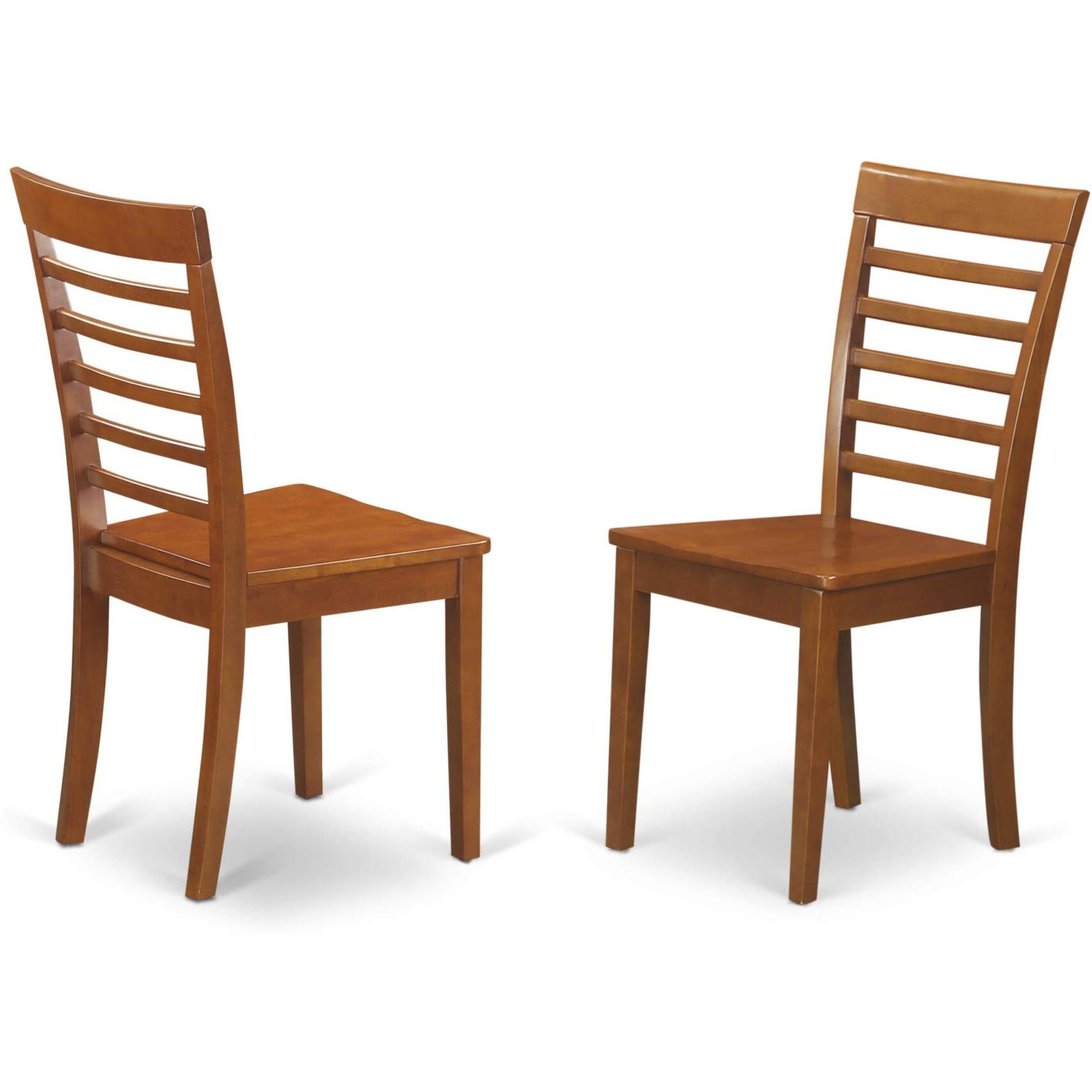 East West Furniture Pfml7-Sbr-W 7 Piece Kitchen Table Set Consist Of A Square Dining Table With Butterfly Leaf And 6 Dining Room Chairs  54X54 Inch  Saddle Brown