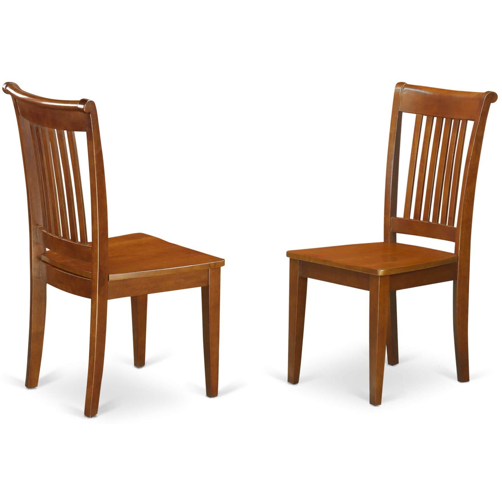 East West Furniture Pfpo7-Sbr-W 7 Piece Set Consist Of A Square Dining Room Table With Butterfly Leaf And 6 Kitchen Chairs  54X54 Inch