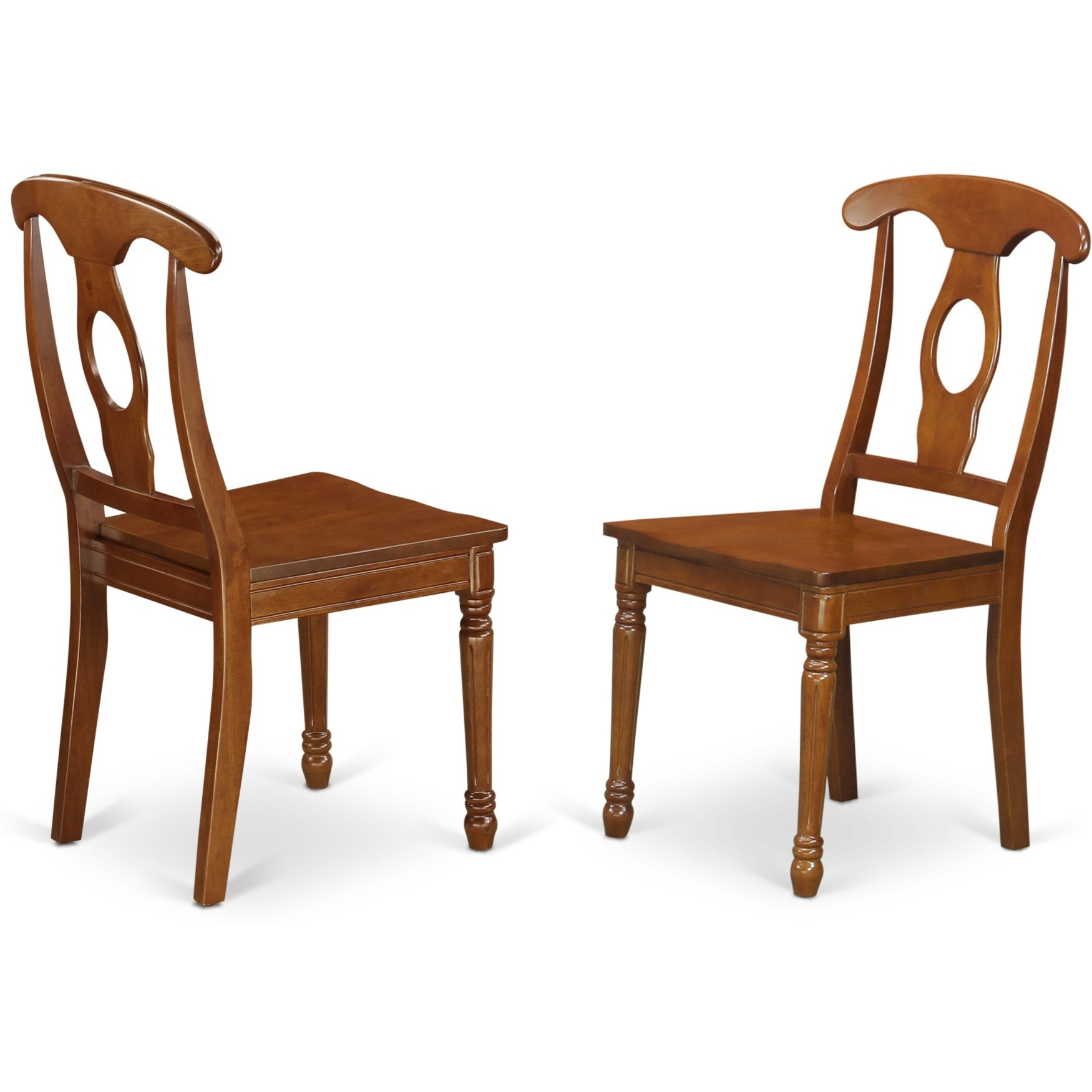 Pona5-Sbr-W 5 Pc Dining Room Set-Oval Dining Table With Leaf And 4 Chairs