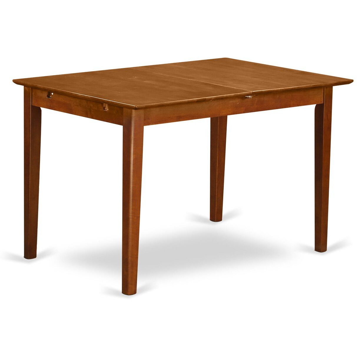 East West Furniture Psml7-Sbr-C 7 Piece Modern Dining Set Consist Of A Rectangle Wooden Table With Butterfly Leaf And 6 Linen Fabric Upholstered Chairs  32X60 Inch