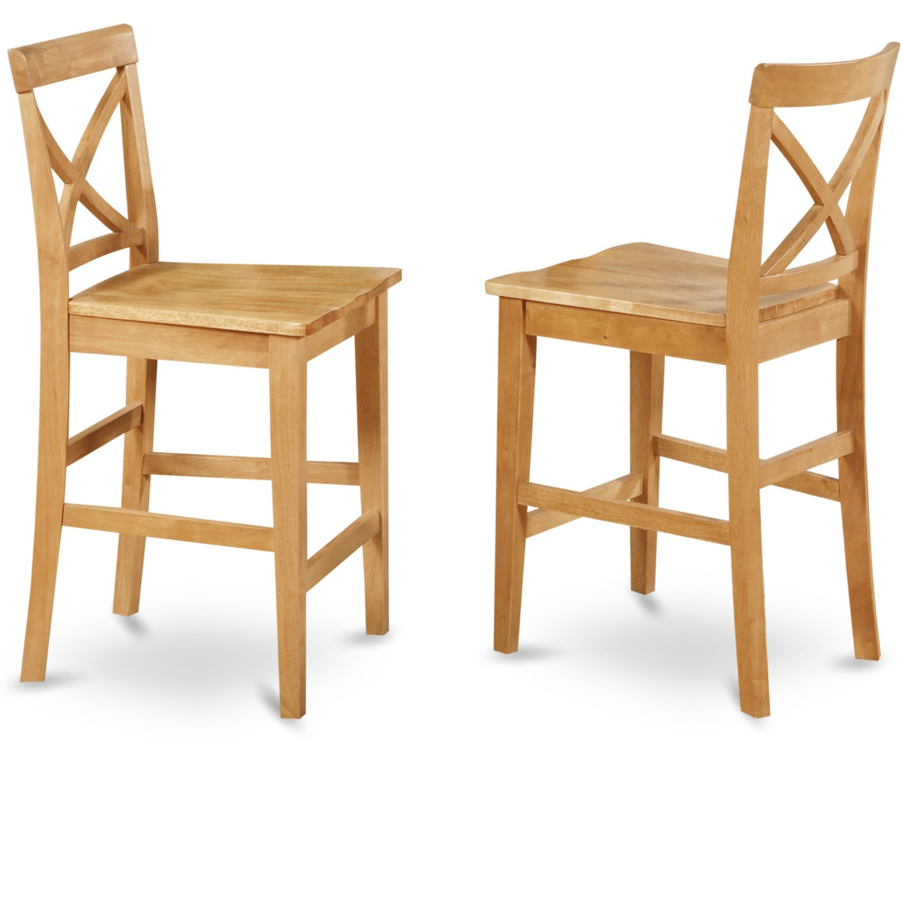 Pubs5-Oak-W 5 Pc Counter Height Table-Gathering Table And 4 Stools