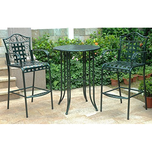 Set Of Three Iron Bar Bistro