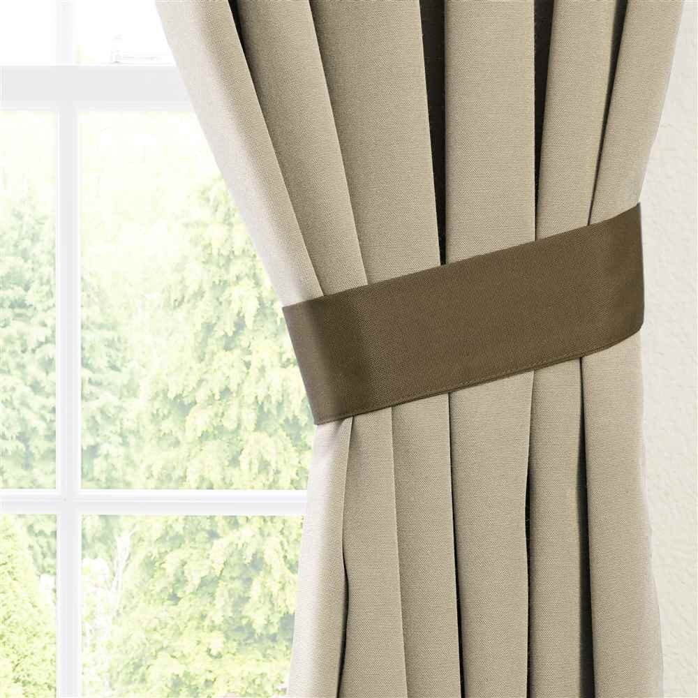 Blazing Needles 84-Inch By 52-Inch Twill Insulated Blackout Two-Tone Reversible Curtain Panels (Set Of 2)