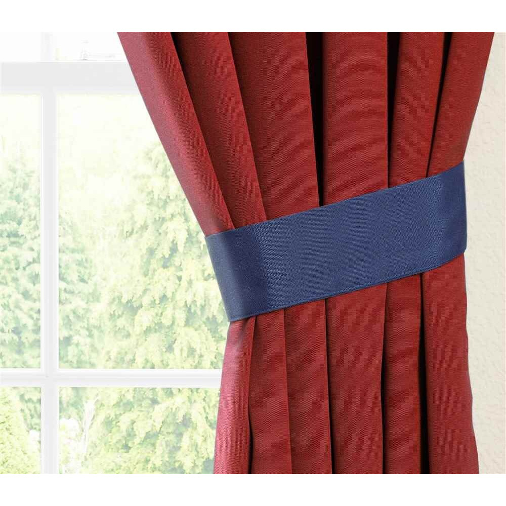 Blazing Needles 84-Inch By 52-Inch Twill Insulated Blackout Two-Tone Reversible Curtain Panels (Set Of 2)