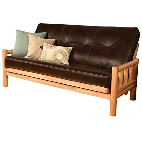 Lodge Frame-Natural Finish-Oregon Trail Java Mattress