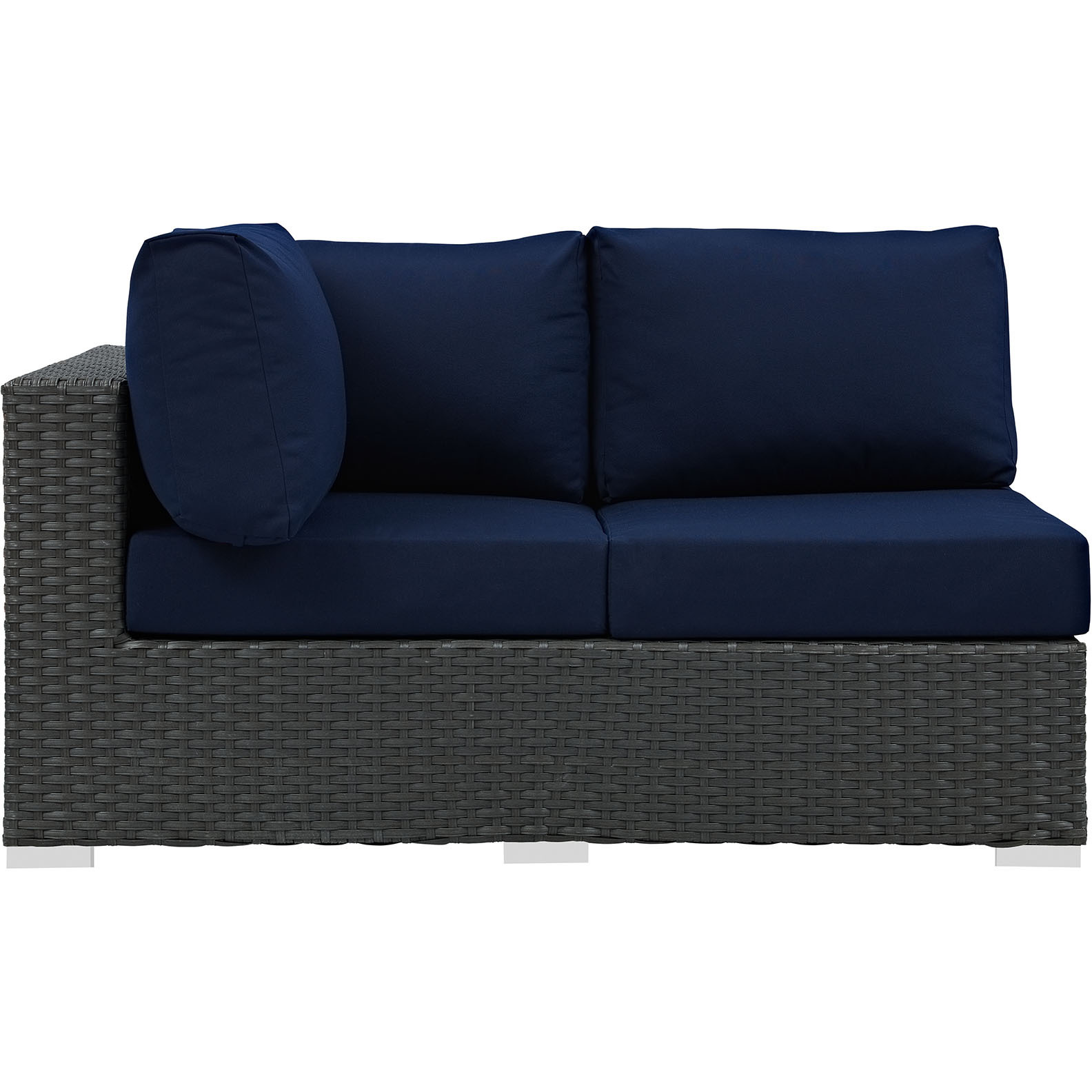 Sojourn Outdoor Patio Sunbrella Left Arm Loveseat