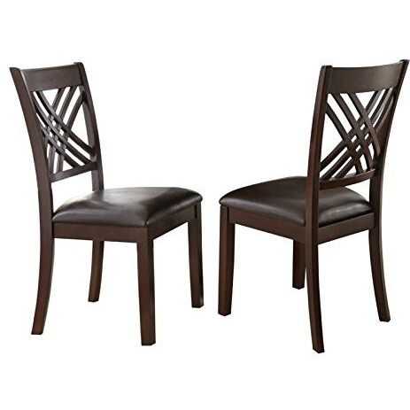 Steve Silver Company Adrian Side Chair  Brown