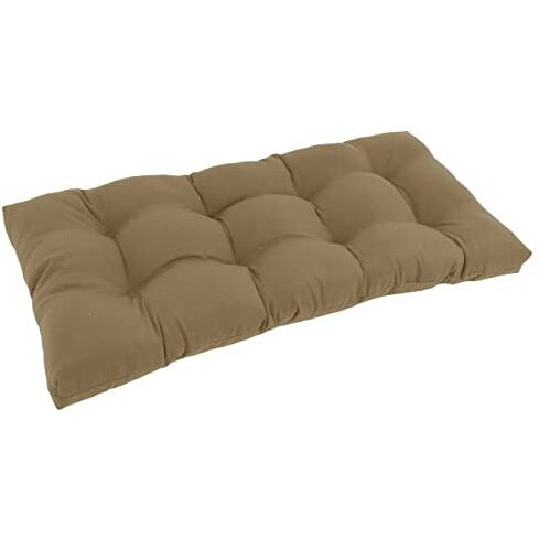 42-Inch By 19-Inch Squared Twill Tufted Loveseat Cushion 94006-Ls-Tw-Tf