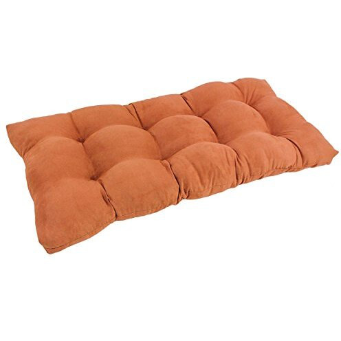 42-Inch By 19-Inch Squared Micro Suede Tufted Loveseat Cushion