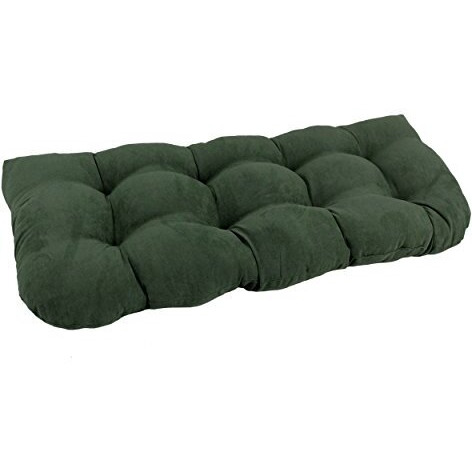 42-Inch By 19-Inch U-Shaped Micro Suede Polyester Tufted Settee/Bench Cushion