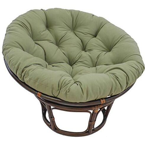 48-Inch Solid Twill Papasan Cushion (Fits 46-Inch Papasan Frame) 93302-Tw-Sg
