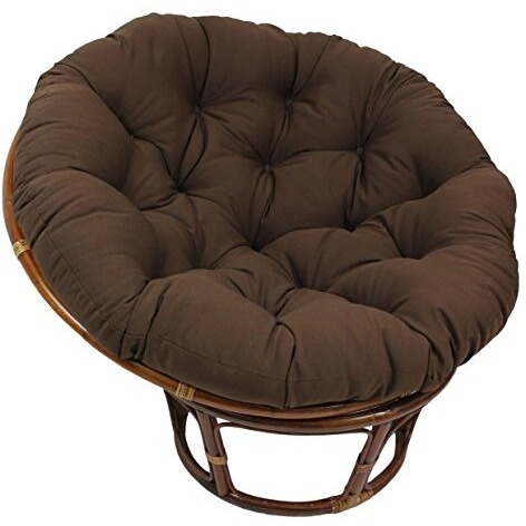 48-Inch Solid Twill Papasan Cushion (Fits 46-Inch Papasan Frame) 93302-Tw-Tf