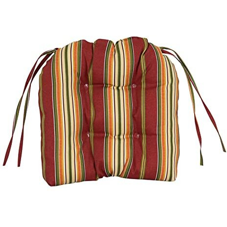 16-Inch Spun Polyester Patterned Outdoor U-Shaped Tufted Chair Cushions (Set Of 2)  916X16Us-T-2Ch-Reo-17