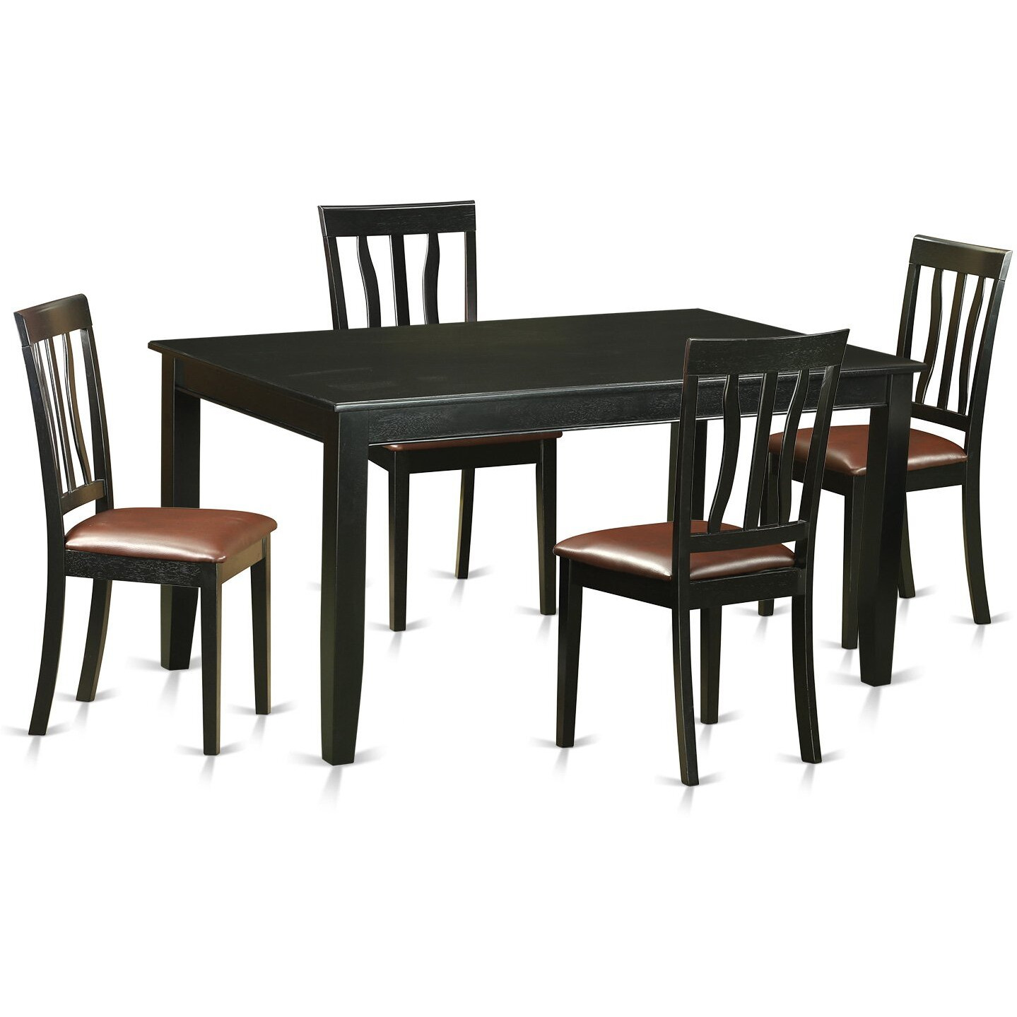 5  Pc  Dinette  Set  -  Table  And  4  Dining  Chairs