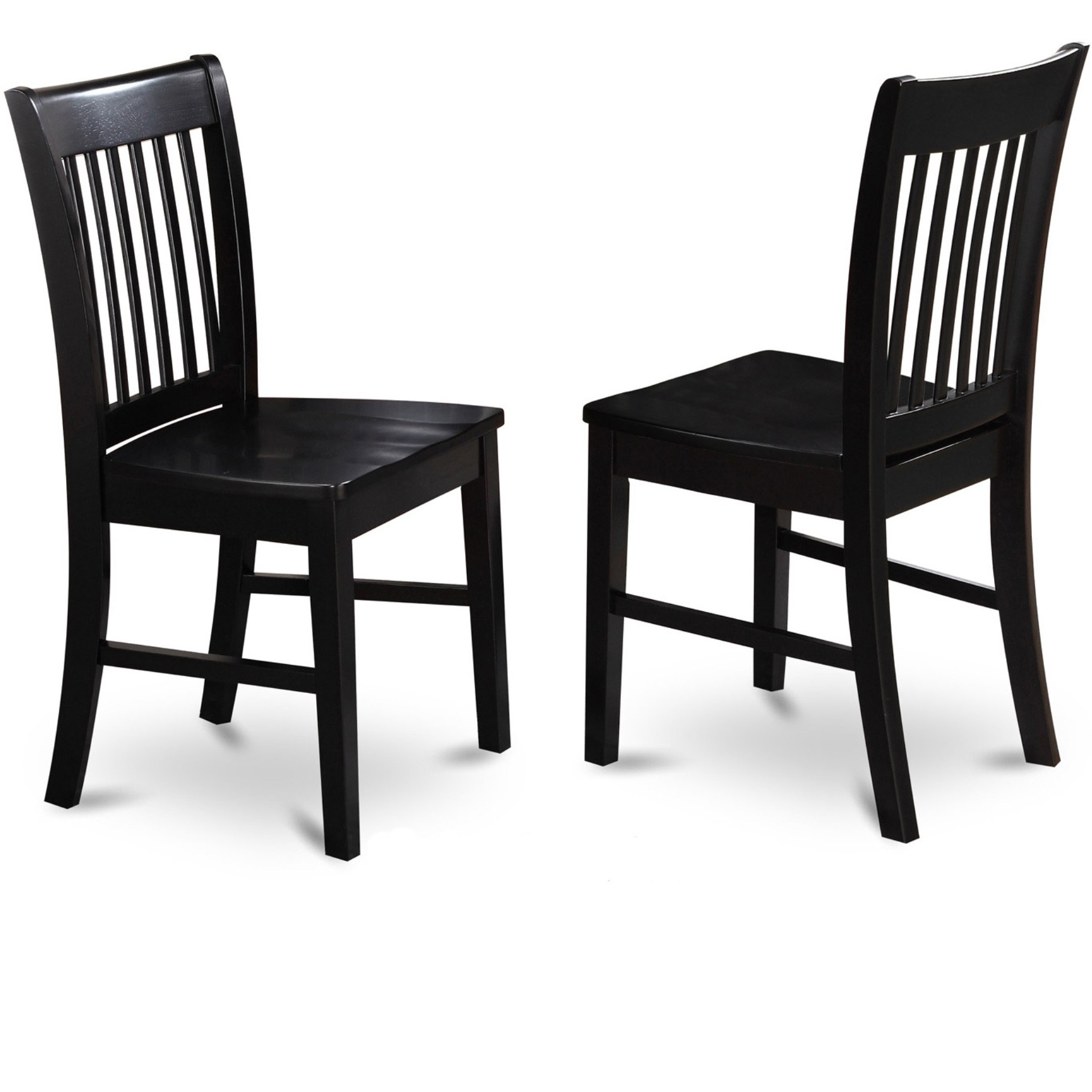 Duno5-Blk-W 5 Pc Dinette Set-Dinette Table And 4 Dining Chairs