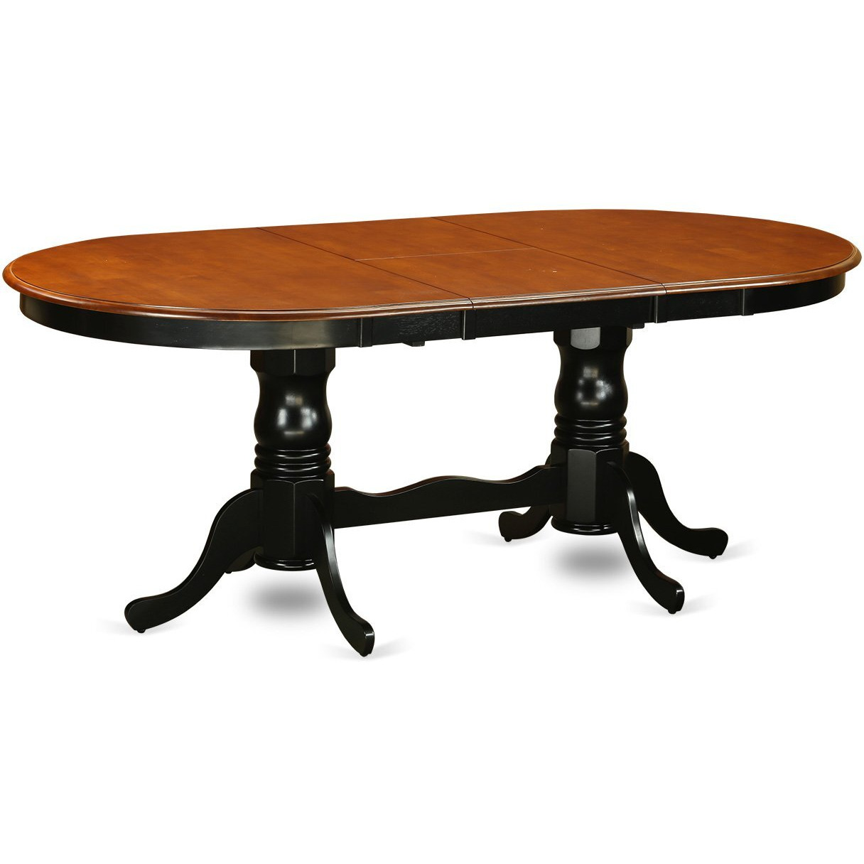 East West Furniture Plan5-Bch-Lc 5 Piece Room Furniture Set Includes An Oval Kitchen Table With Butterfly Leaf And 4 Faux Leather Upholstered Dining Chairs  42X78 Inch