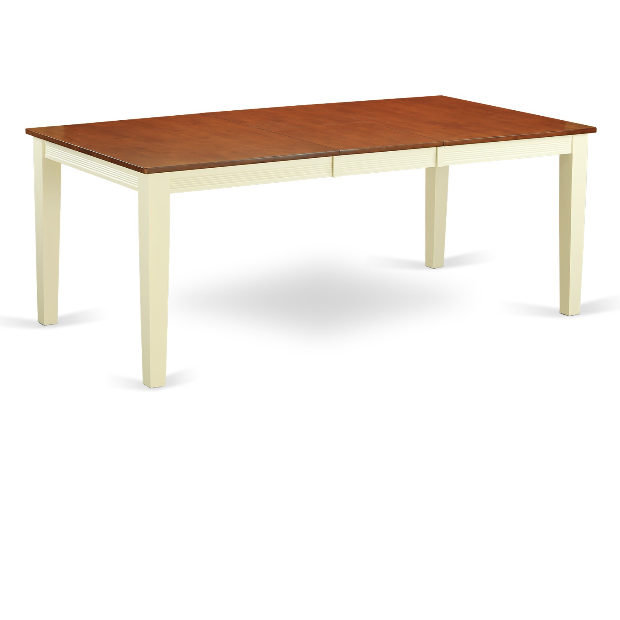 Quan7-Whi-W 7 Pc Dinette Set -Kitchen Table And 6 Dining Chairs