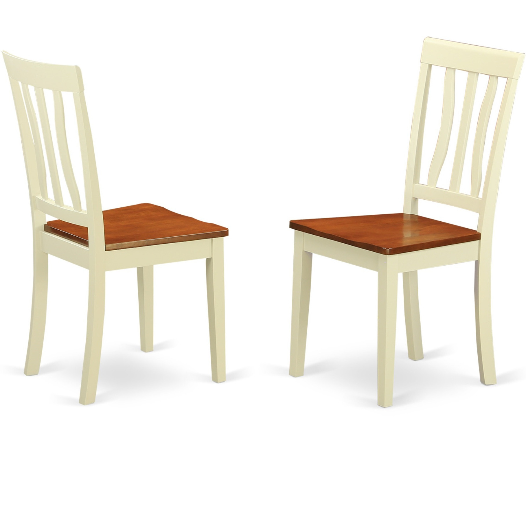 Quan7-Whi-W 7 Pc Dinette Set -Kitchen Table And 6 Dining Chairs