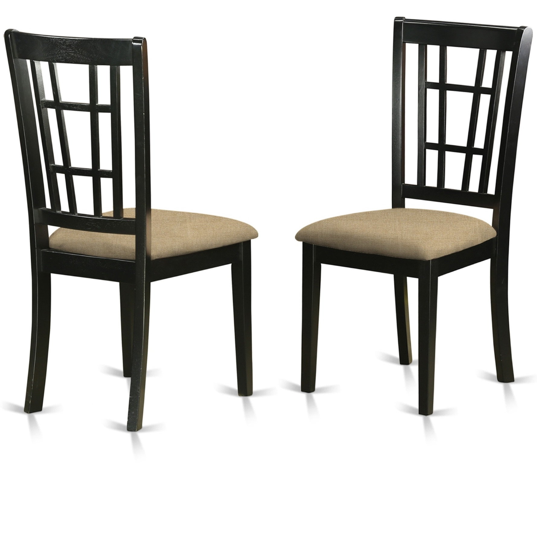Quni9-Bch-C 9 Pc Dining Set-Dining Table With 8 Wood Dining Chairs