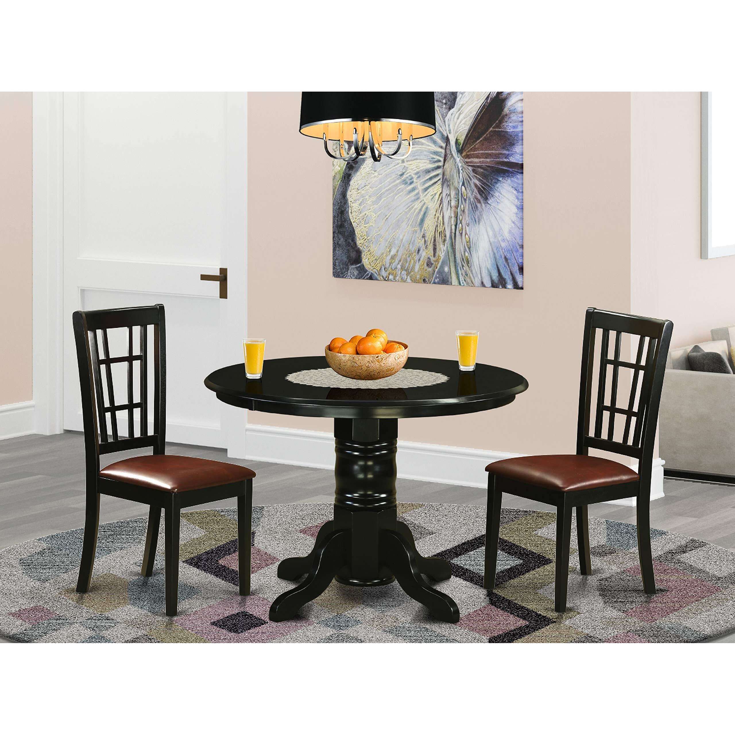 3  Pc  Dining  Room  Set  For  2-Dinette  Table  And  2  Dinette  Chairs