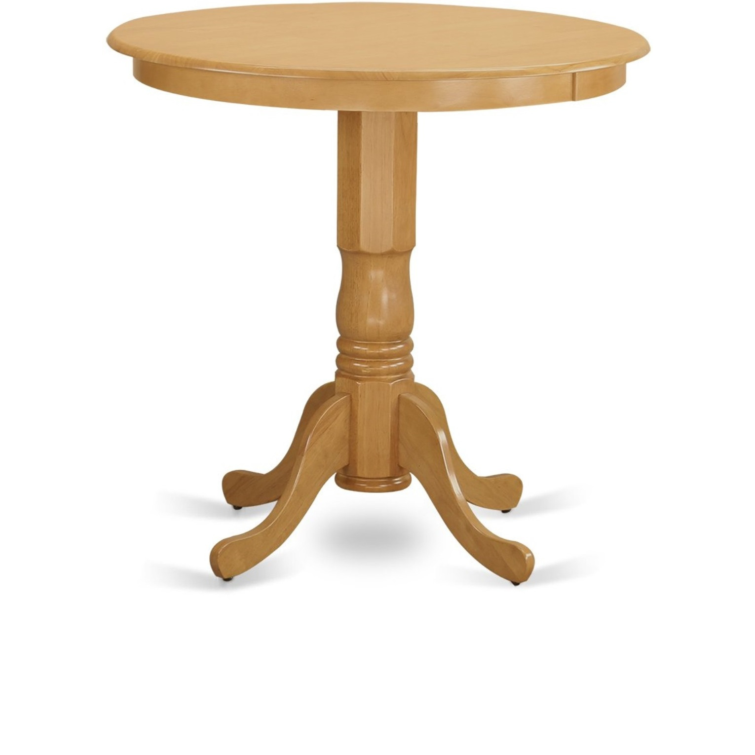 Jacf3-Oak-C 3 Pc Counter Height Dining Room Set-Pub Table And 2 Counter Height Chairs